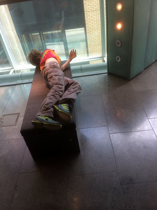 Eero resting at the Light House