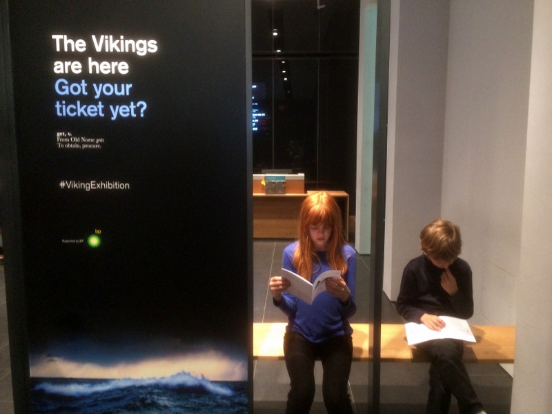 Viking exhibit sign