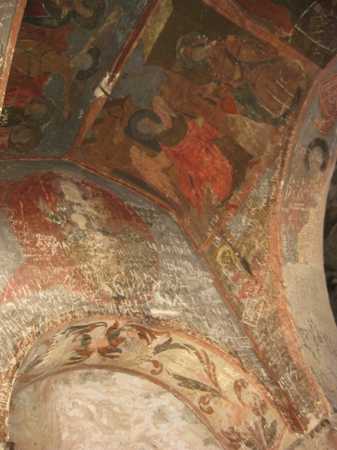 frescoes in old church