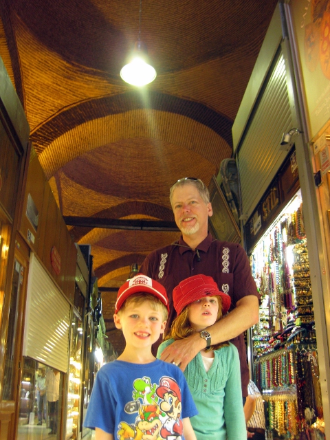 ceiling of the bazaar