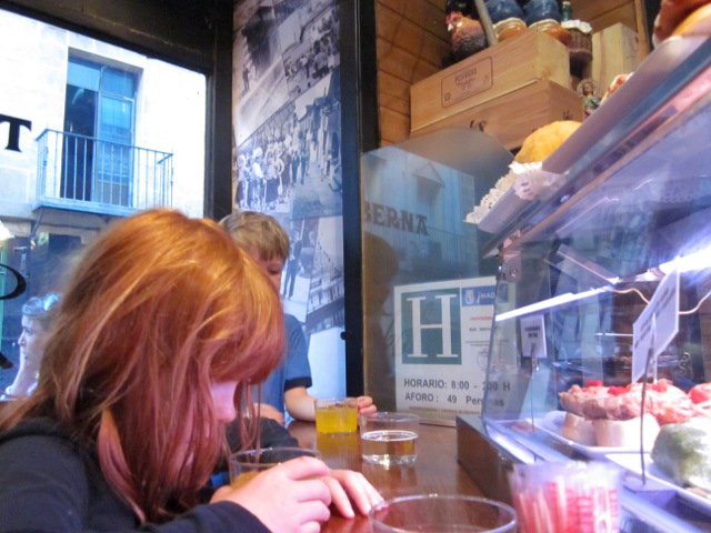 Cielo and tapas display