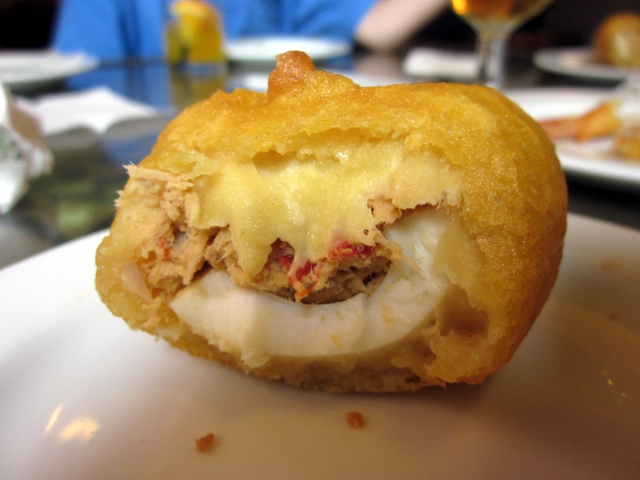 deep fried hard boiled egg