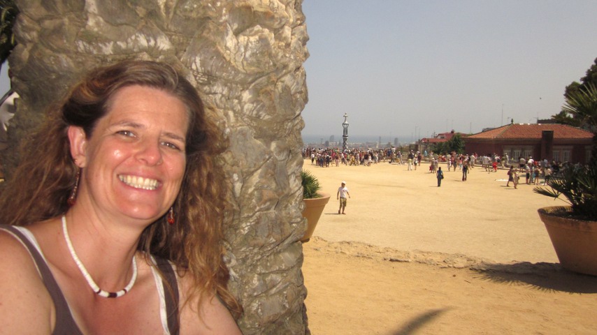 Alison in Park Guell