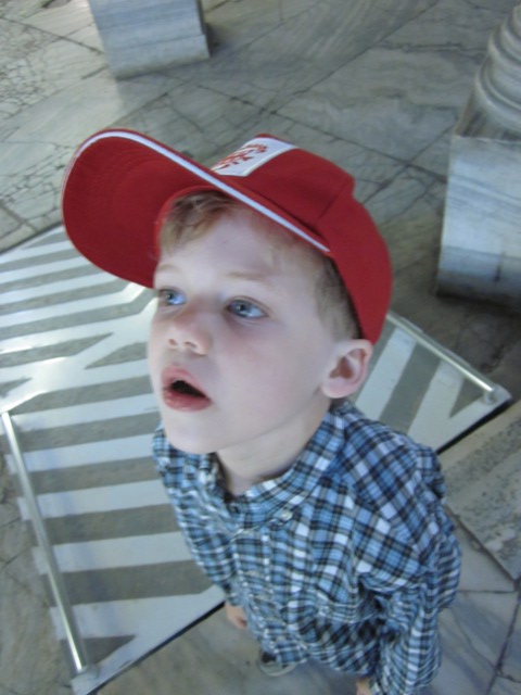 Eero staring up at the ceiling