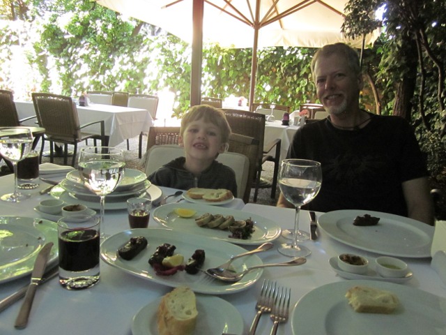 Eero and Vernon at Asitane