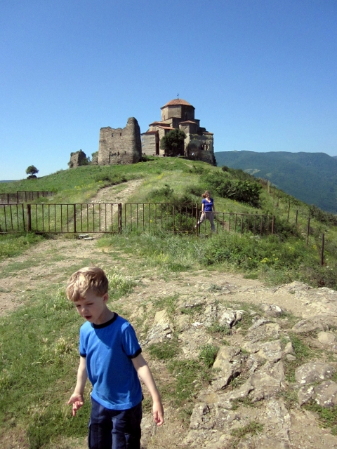 Jvari Church with Eero and Alison