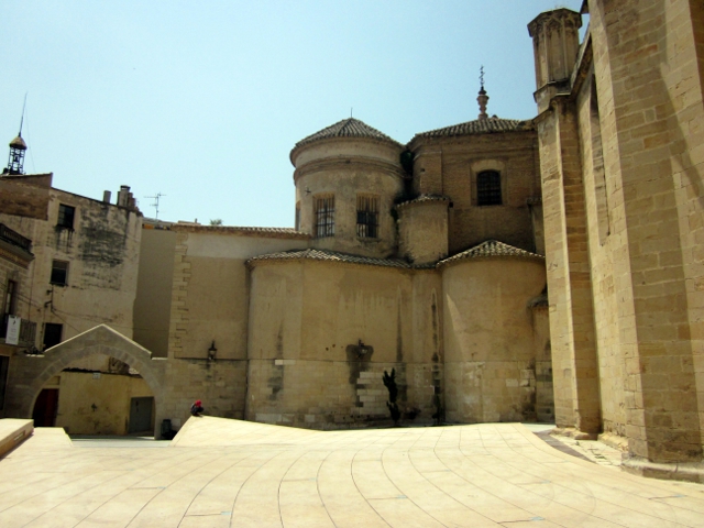 Cielo sulking in courtyard