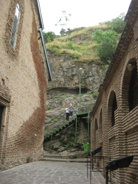 Mother Georgia up on a hill