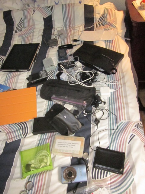 a whole bunch of electronics