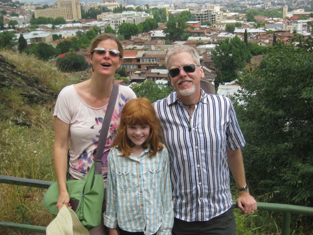 View while walking to Narikala