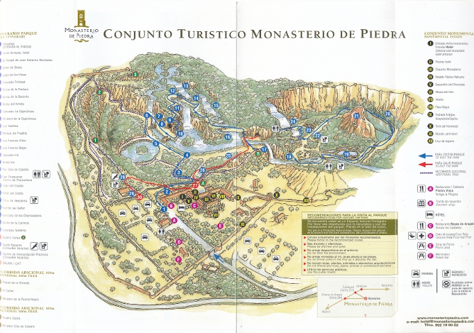 Map of Monasterio de Piedra