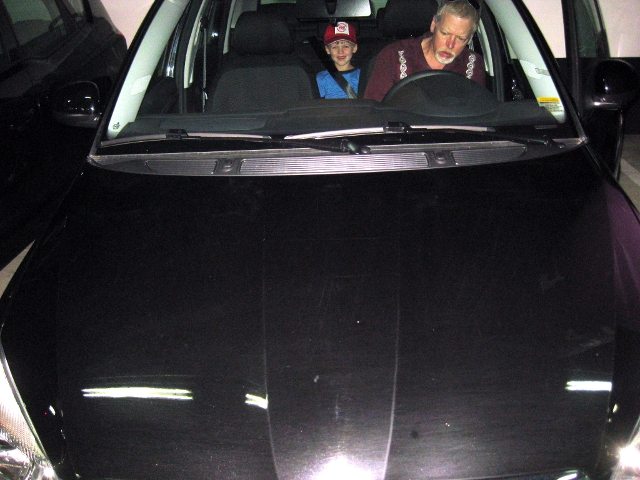 Eero and Vernon in car