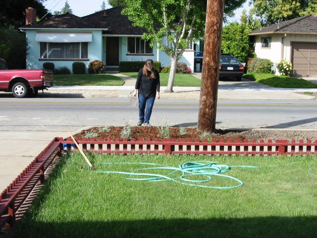 The compost is here//now let's get a beer